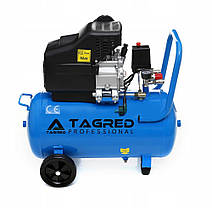 Масляний компресор для фарбування 50 л TAGRED 50 л масляний компресор побутовий, фото 4