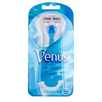 Женский бритвенный станок Gillette Venus с двумя сменными касетами