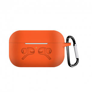 Чохол + карабін для навушників Apple AirPods Pro Alitek Logo Orange, фото 1