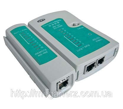 Тестер RJ45 LAN витой пары RJ-45 RJ-11 RJ-12 - фото 2 - id-p143508225