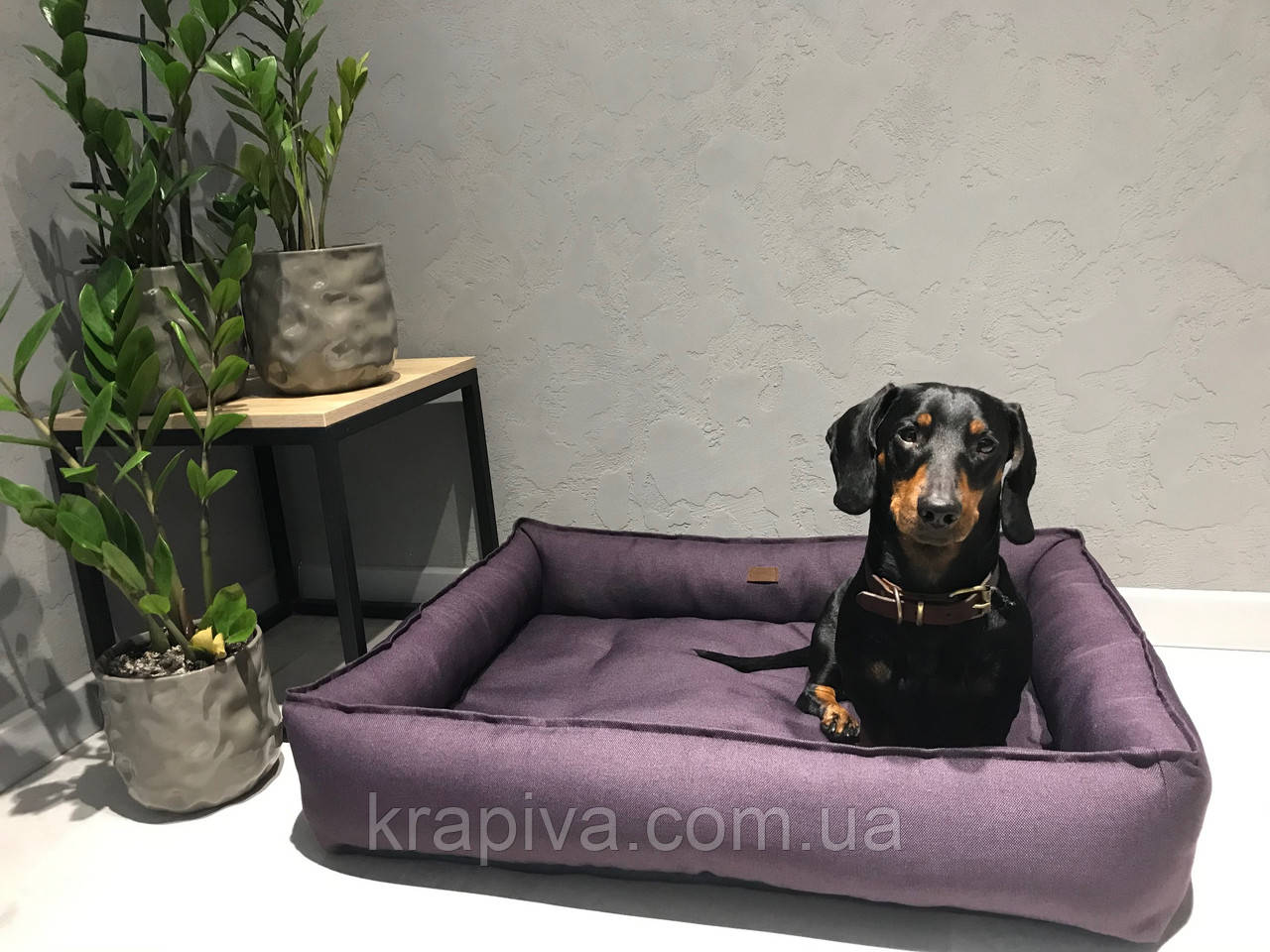 Лежанка для собаки, кота, лежак для собаки, кота, спальне місце МЕБЛЕВА ЗНОСОСТІЙКА ТКАНИНА
