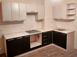 Кухня Хай-Тек (венге + дуб молочний)