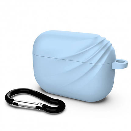 Чохол для навушників Apple AirPods Pro Alitek Wave Blue + карабін, фото 1