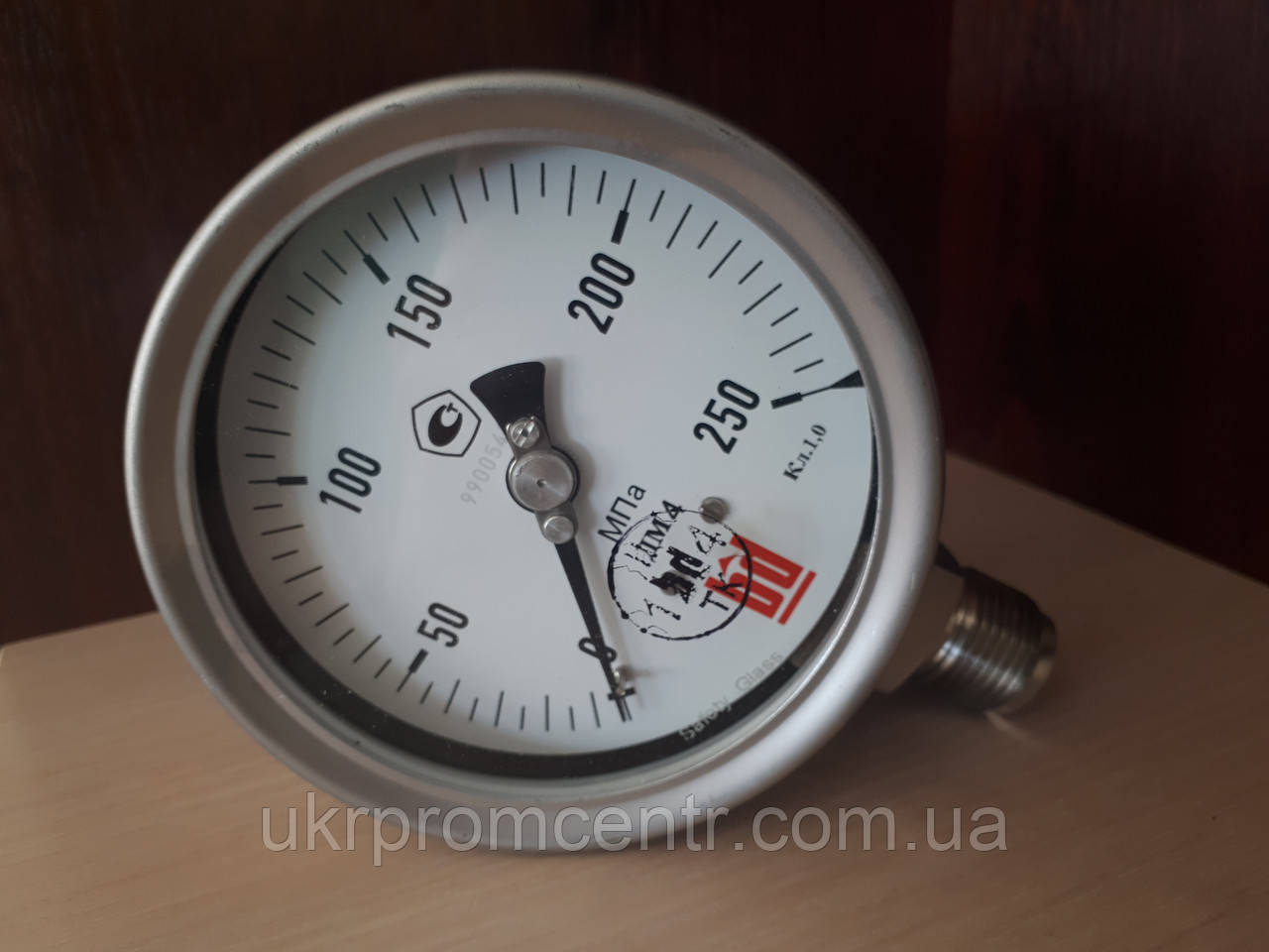 Манометр високого тиску із нержавіючої сталі ДМ-4, 250МПа, G1/2, фото 1