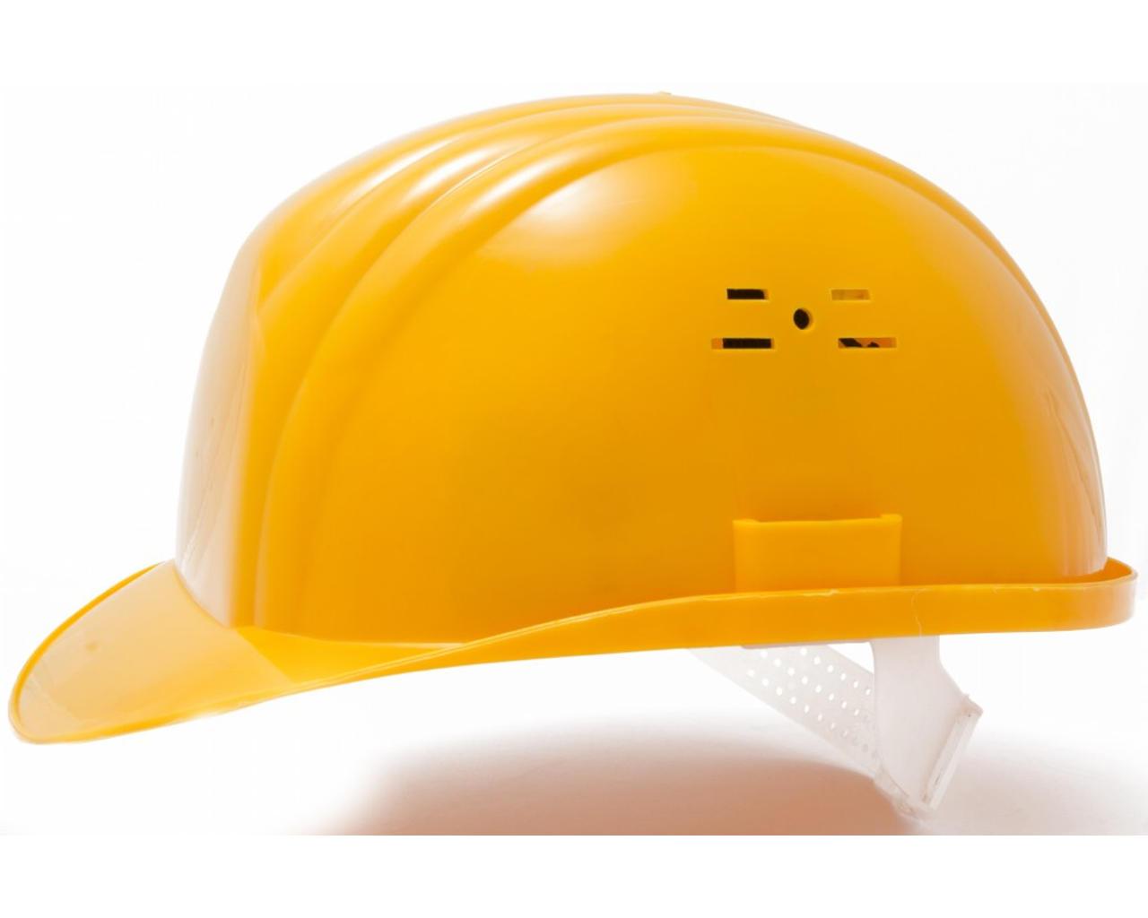 Каска захисна будівельна жовта, фото 1
