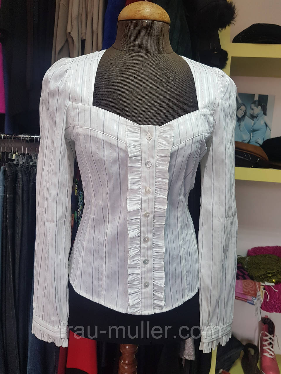 Блуза з бавовняної тканини Yuka