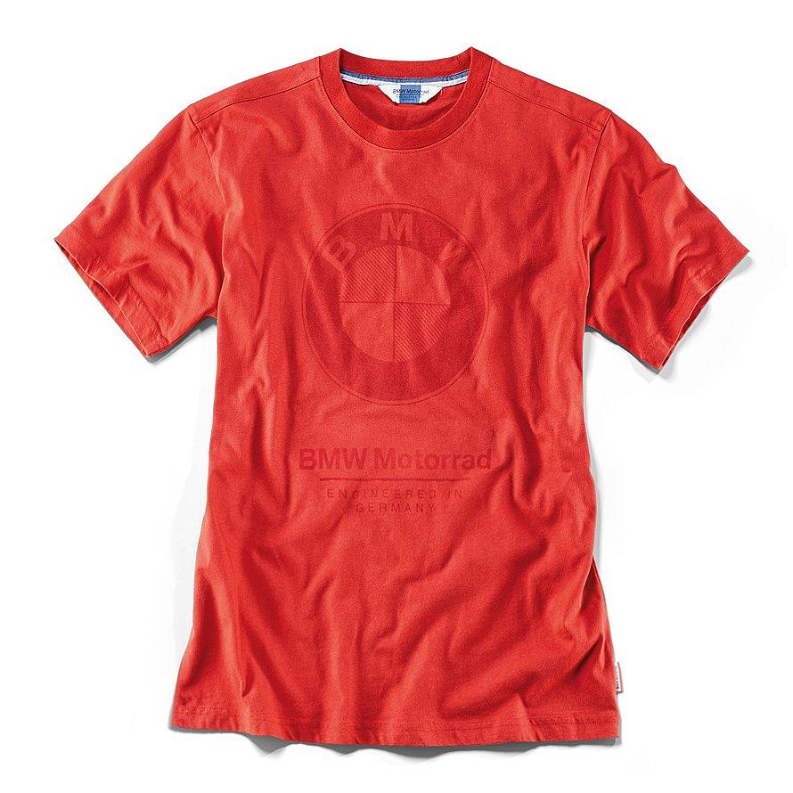 Оригінальна чоловіча футболка BMW Motorrad Logo T-shirt Men, Red, артикул 76898351080