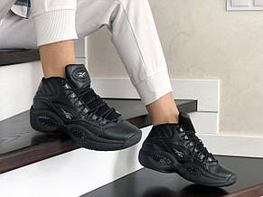 Кросівки жіночі (підліткові) Reebok,чорні, фото 2