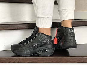 Кросівки жіночі (підліткові) Reebok,чорні, фото 3
