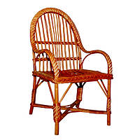 Кресло плетеное КО-5. Кресло из лозы.