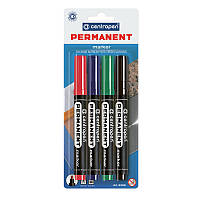 Набір маркерів Permanent 2,5 мм круглий синій CENTROPEN (8566/4)