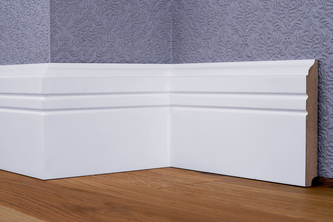 Плинтус МДФ крашеный ПФ-8 110х16х2500 (ID#636234383), цена: 235 ...