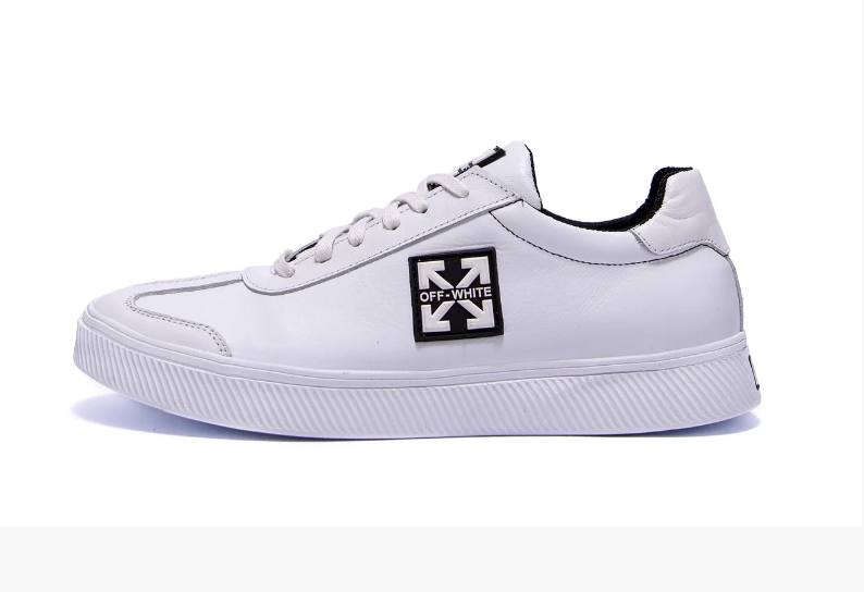 Чоловічі шкіряні кеди Off White No Limits White Leather білі