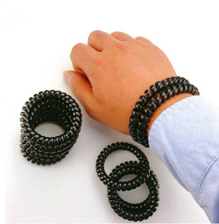 Гумка для волосся New Style 2206 black, фото 1