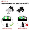 Магнітний кабель X-CABLE Metal Magnetic Cable 3 в 1, фото 7