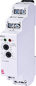 Реле контролю струму ETI PRI-51/8 (0,8..8А) 8A_AC1 24-230V AC (24V DC) 2471819