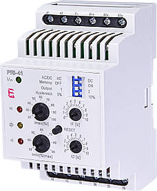 Реле контролю струму ETI PRI-41 24V AC/DC (2x16A_AC1) 2471840 (2 рівні, 3 діапазону)