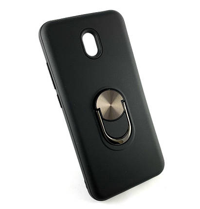 Чохол накладка на бампер протиударний з кільцем магнітом Color Ring для Xiaomi Redmi 8A чорний, фото 1
