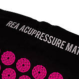 Акупунктурний масажний килимок, рожевий, фото 4