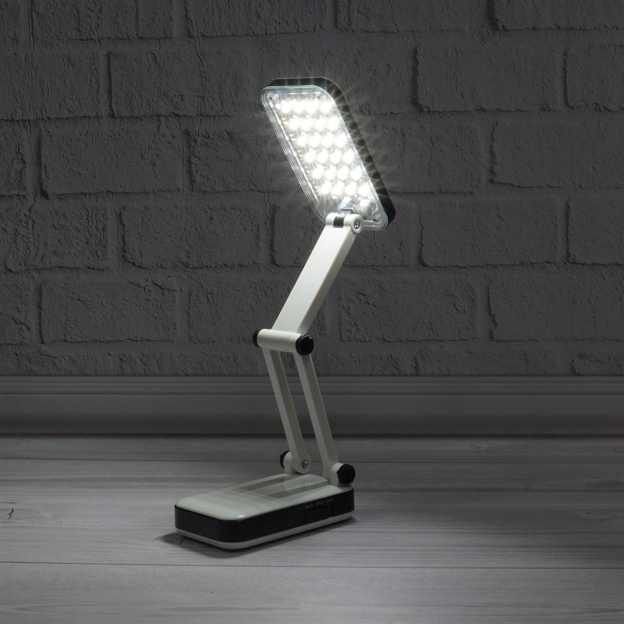 Світлодіодна Лампа настільна Wellamart, трансформер, 24 LED з акумулятором (Арт. 5672)