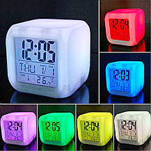 Годинник нічник хамелеон COLOR CHANGING CLOCK, фото 3