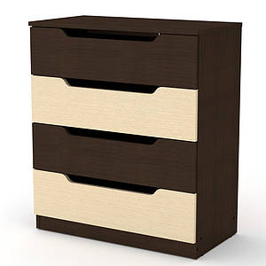 Комод без ручок Компаніт 4М