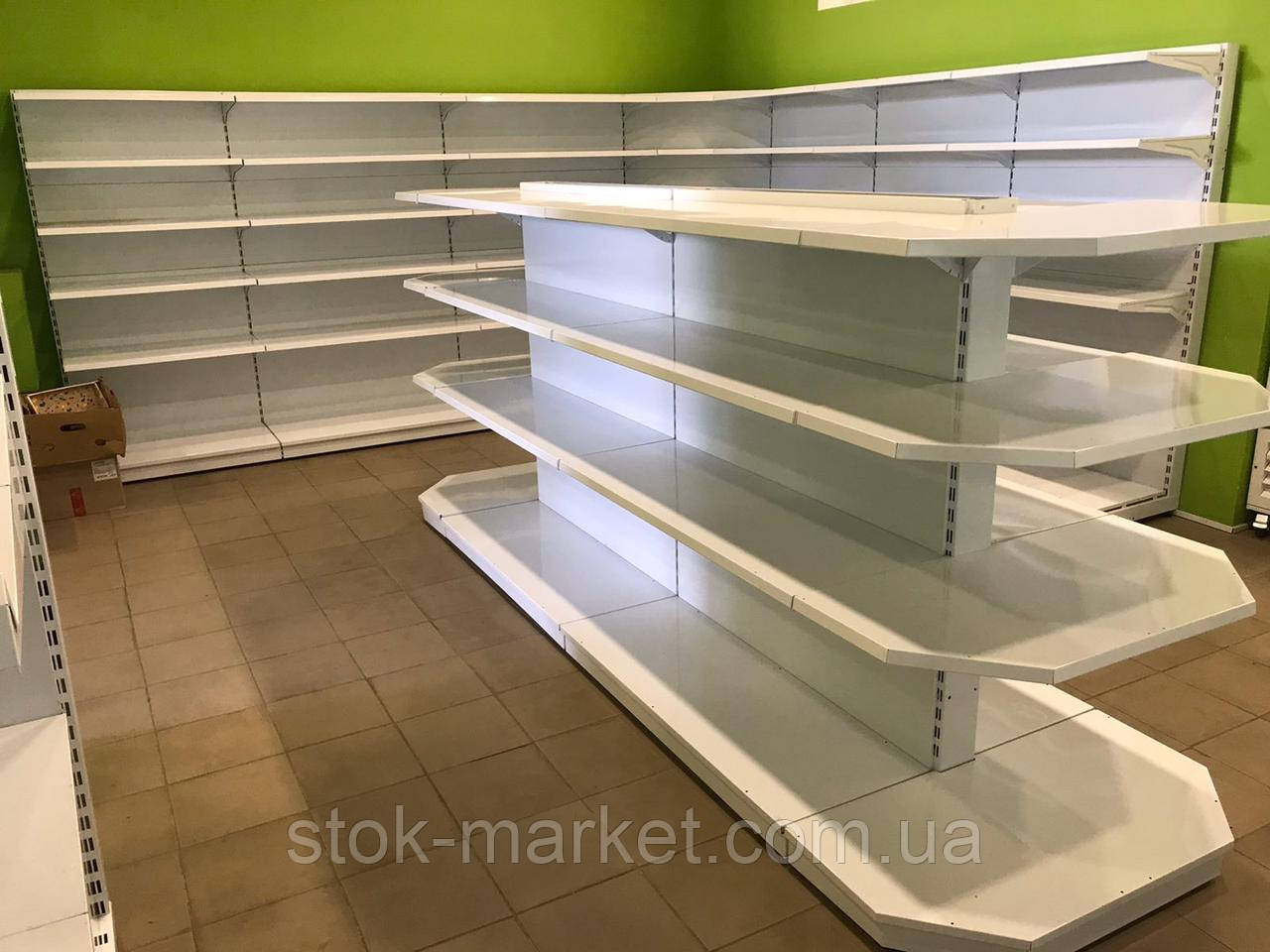 Стелаж острів 3,5 м. острівний стелаж бу., фото 1