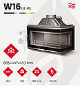 Камінна топка KAWMET W16 LB Black (13.5 kW) ECO, фото 4