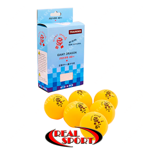 Набір м'ячів для настільного тенісу Giant Dragon Silver MT-6562, фото 1