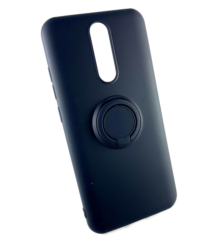 Чохол накладка на бампер протиударний з кільцем магнітом Color Ring для Xiaomi Redmi 8 синій
