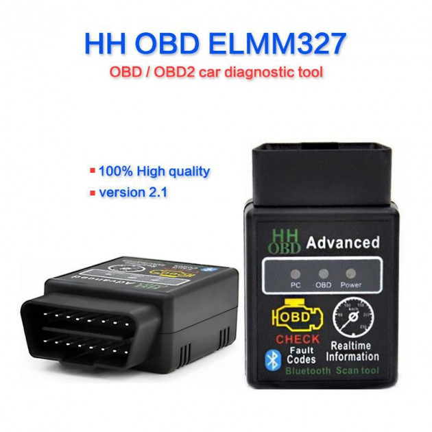 Автомобільний сканер HH OBD Advanced ELM 327 Bluetooth v2.1