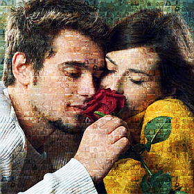 Фотомозаїка на полотні