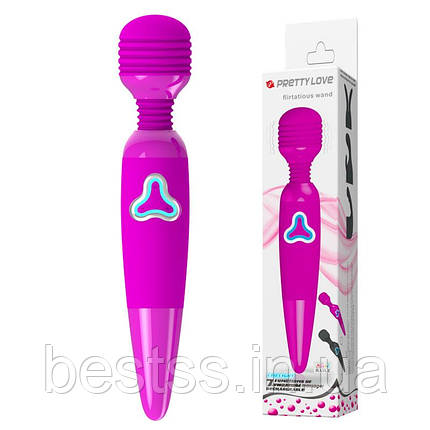 Класичний вібратор Pretty Love Flirtacious Wand Vibration, фото 1