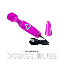 Класичний вібратор Pretty Love Flirtacious Wand Vibration, фото 4
