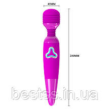 Класичний вібратор Pretty Love Flirtacious Wand Vibration, фото 5