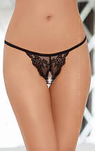 Жіночі стрінги Softline 2307, чорні S-L