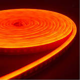 Світлодіодний неон AVT 6*12мм 12v помаранчевий IP65, фото 2