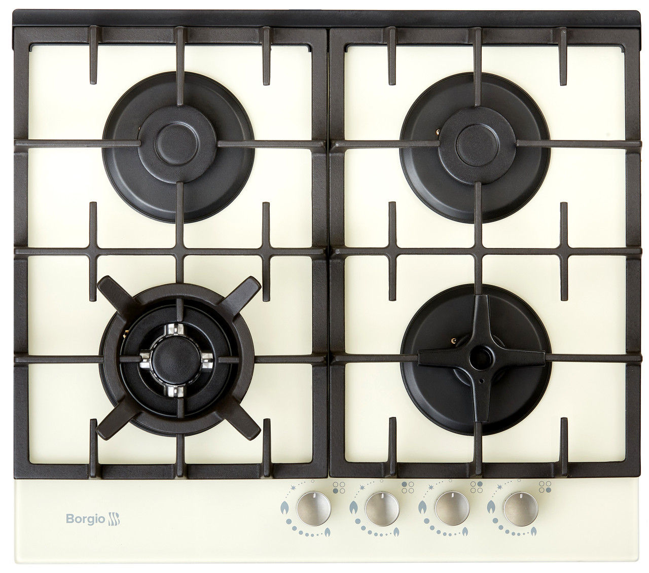 Варильна поверхня газова BORGIO 6272-18 (Ivory Glass) FFD