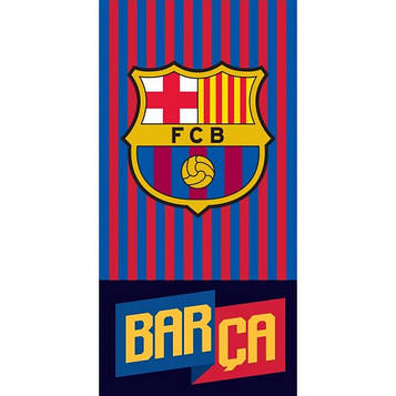 Пляжний рушник ФК Барселона 140х70 см для футбольного фаната