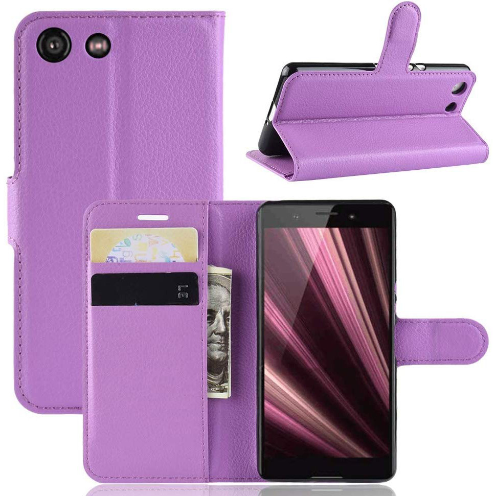 Чохол-книжка Litchie Wallet для Sony Xperia Ace / XZ4 Compact Violet