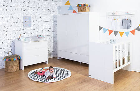 Колекція дитячих меблів CHILDHOME QUADRO WHITE, фото 2