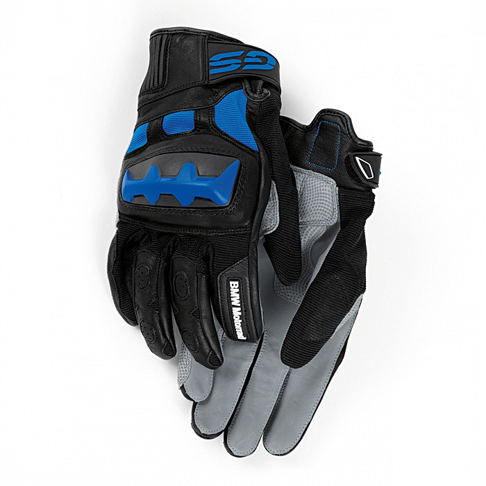 Оригінальні мотоперчатки BMW Motorrad Rallye Glove, Unisex, Black / Blue, артикул 76218395247