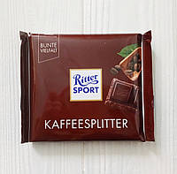 Шоколад черный с кусочками кофе Ritter Sport Kaffeesplitter 100гр. (Германия)