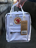 Рюкзак Fjallraven Kanken mini 7L Канкен міні 7 л білий, фото 5