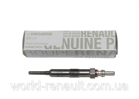 Renault (Original) 110654876R — Свічка накала на Рено Меган III, Рено Флюенс K9K 1.5dci, фото 1