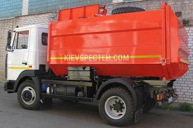 Сміттєвоз 16 м3 з боковим механічним завантаженням на шасі МАЗ 5440