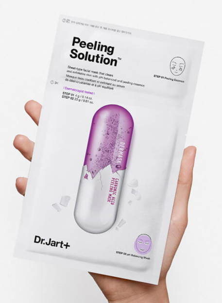 Двоступенева пілінг-маска Dr. Jart Dermask Ultra Jet Peeling Solution 23 мл