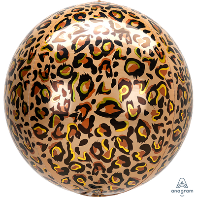 Фольгована куля 3d сфера А 16" TLeopard Print Animalz Orbz