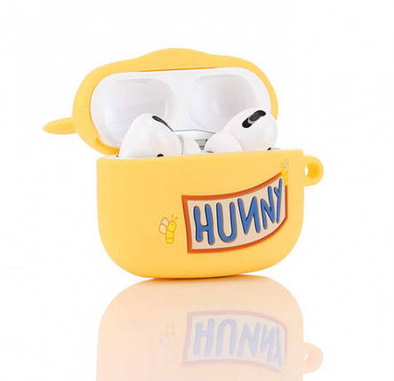 Чохол для навушників Apple AirPods Pro Alitek Вінні Пух Hunny + тримач на палець, фото 1