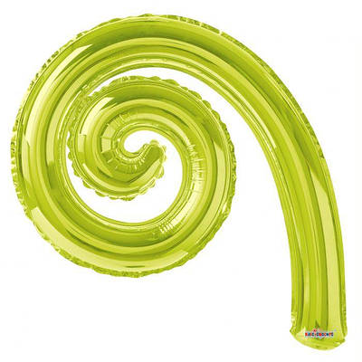 До 14" Завиточка Спіральна Kurly Spiral Lime Green